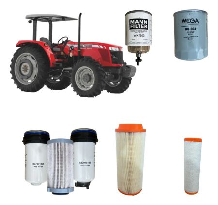 Kit Filtros Trator Massey Ferguson 4292-4280 Xtra 2a Geração